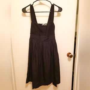 Kimchi Blue midi dress, black, sleeveless, cute, playful, versatile Size Small